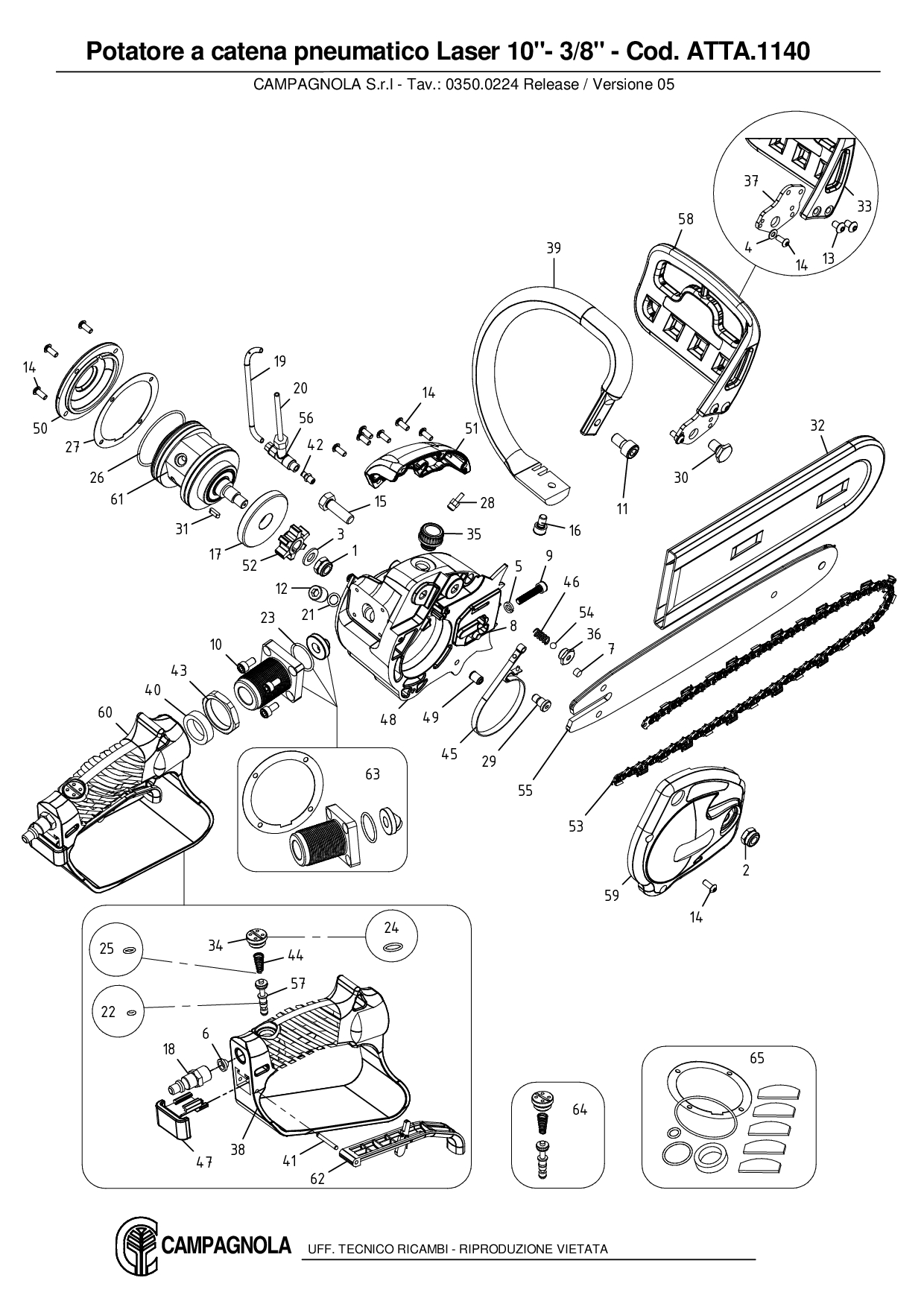 ATTA.1140_Potatore a catena pneumatico Laser